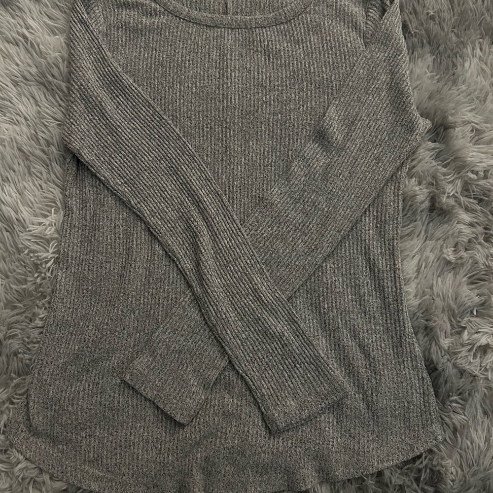 Old Navy Women's Ribbed Gray Sweater